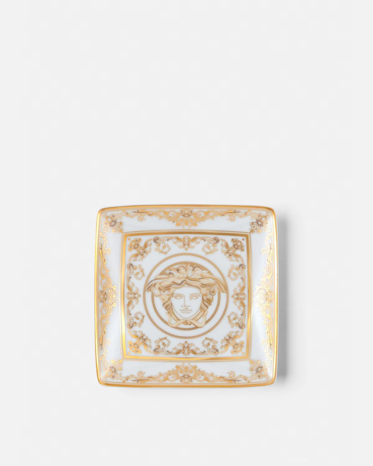 Medusa Gala Square Plate 12 cm