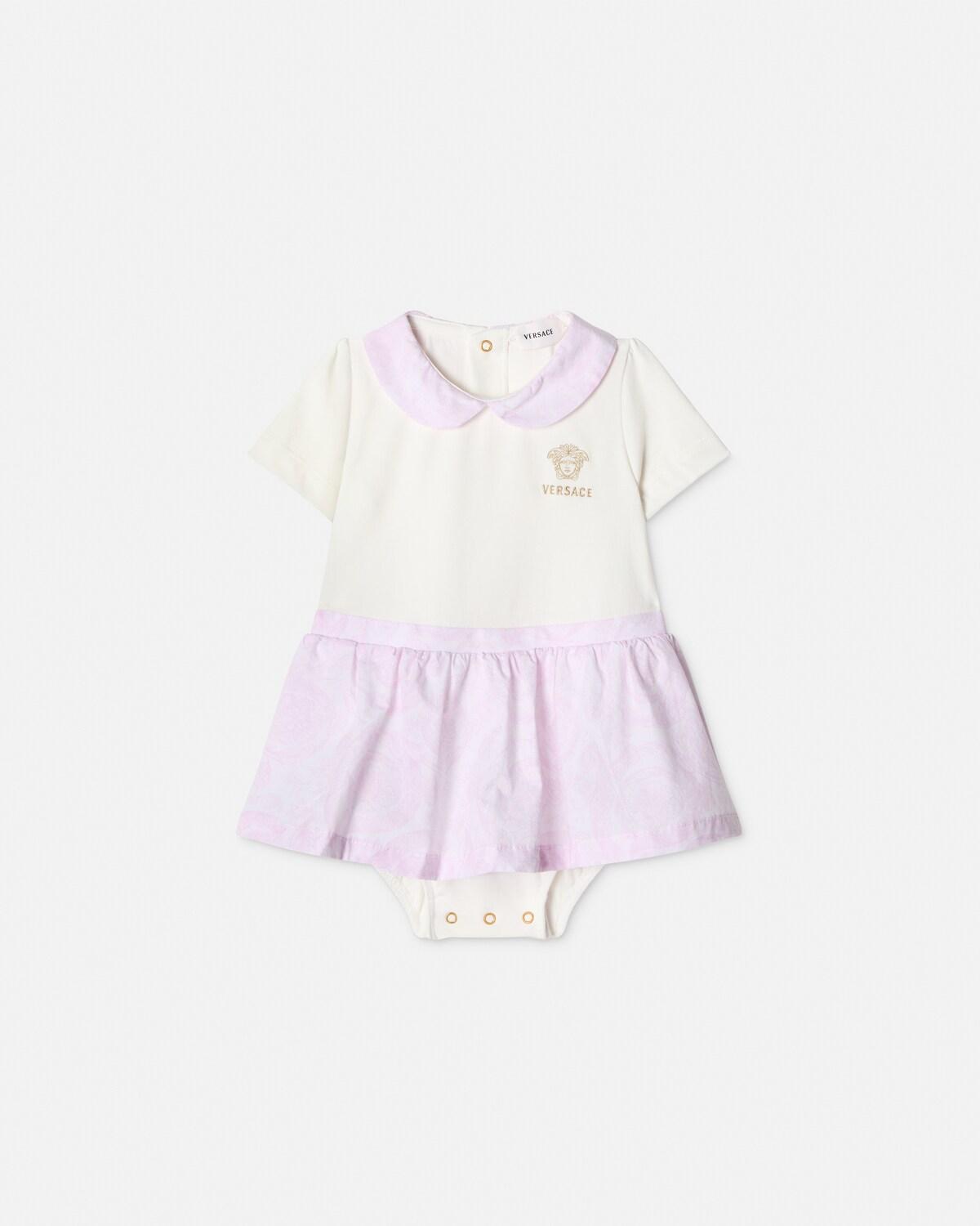 Baby Printed Stretch Cotton-Jersey T-Shirt Dress