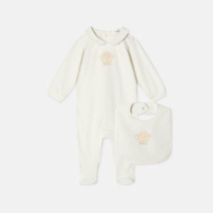 Baby Printed Stretch Cotton-Jersey Sleepsuit Set