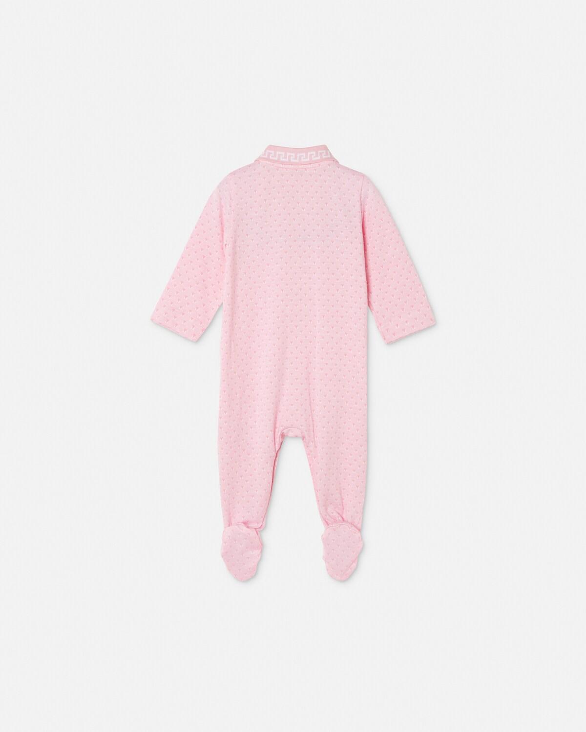Baby Jacquard Cotton-Piqu?? Sleepsuit - Image 3