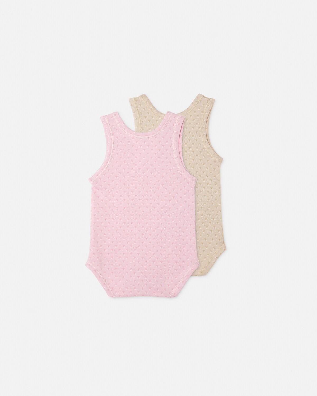 Baby Jacquard Cotton-Piqu?? Bodysuit 2-Pack - Image 3