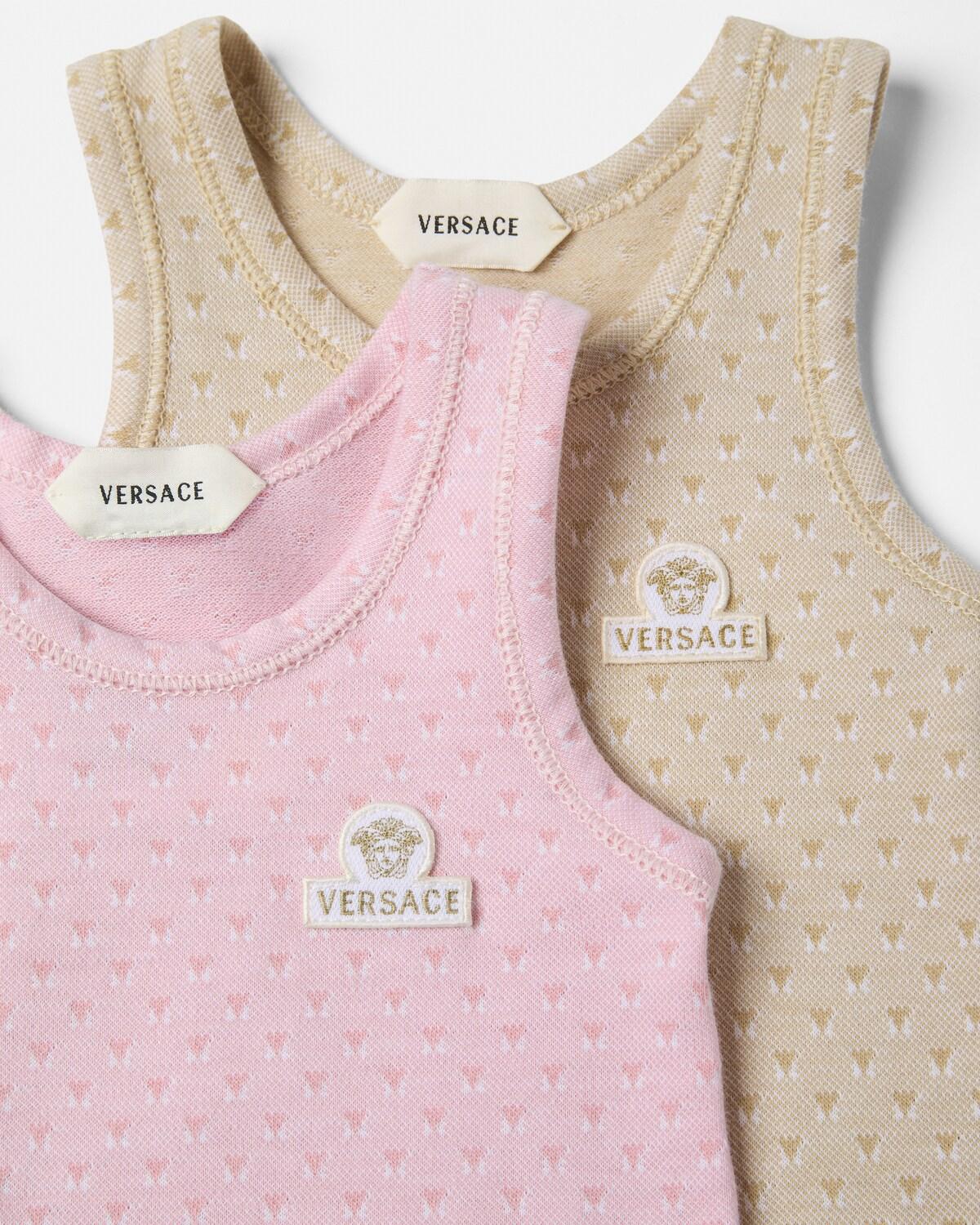 Baby Jacquard Cotton-Piqu?? Bodysuit 2-Pack - Image 4