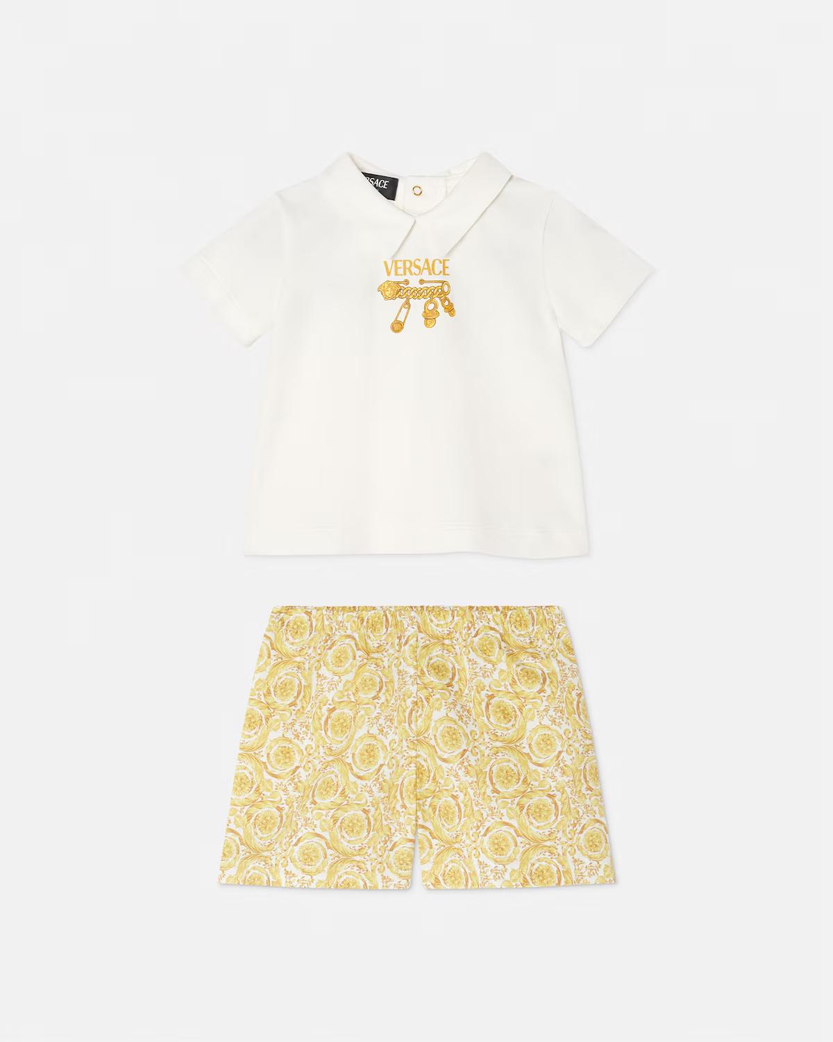 Baby Printed Cotton T-Shirt Dress