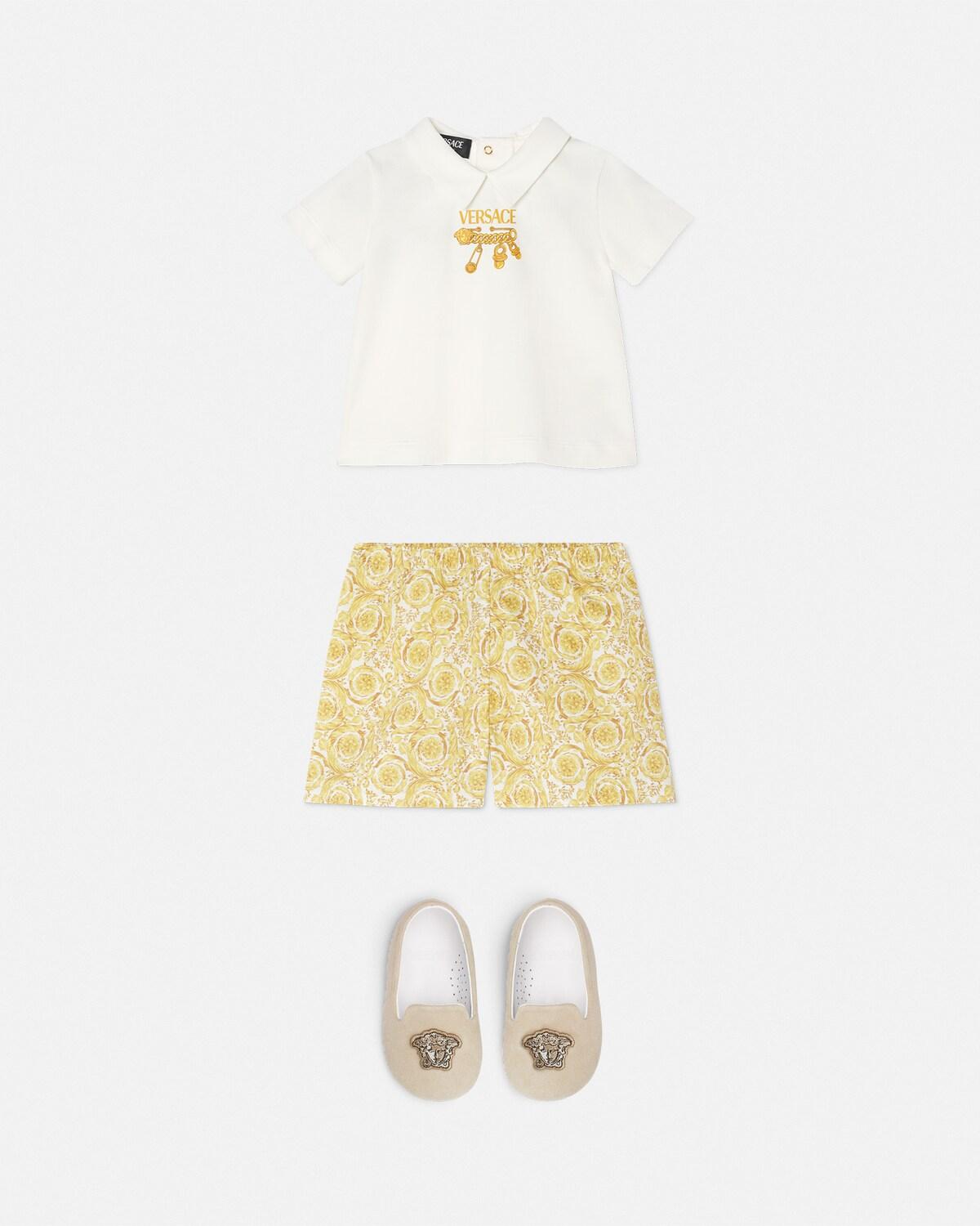 Baby Printed Cotton T-Shirt Dress - Image 2