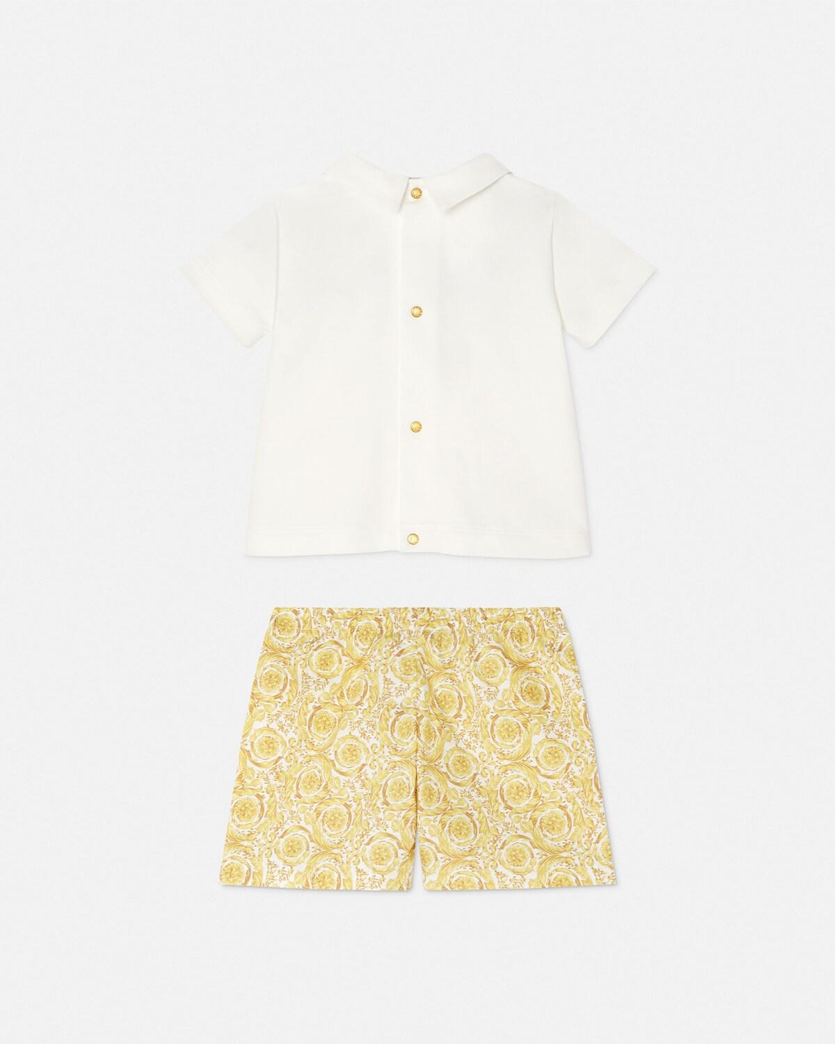 Baby Printed Cotton T-Shirt Dress - Image 3