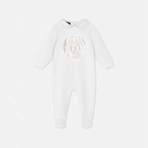 Baby Printed Cotton-Jersey Sleepsuit