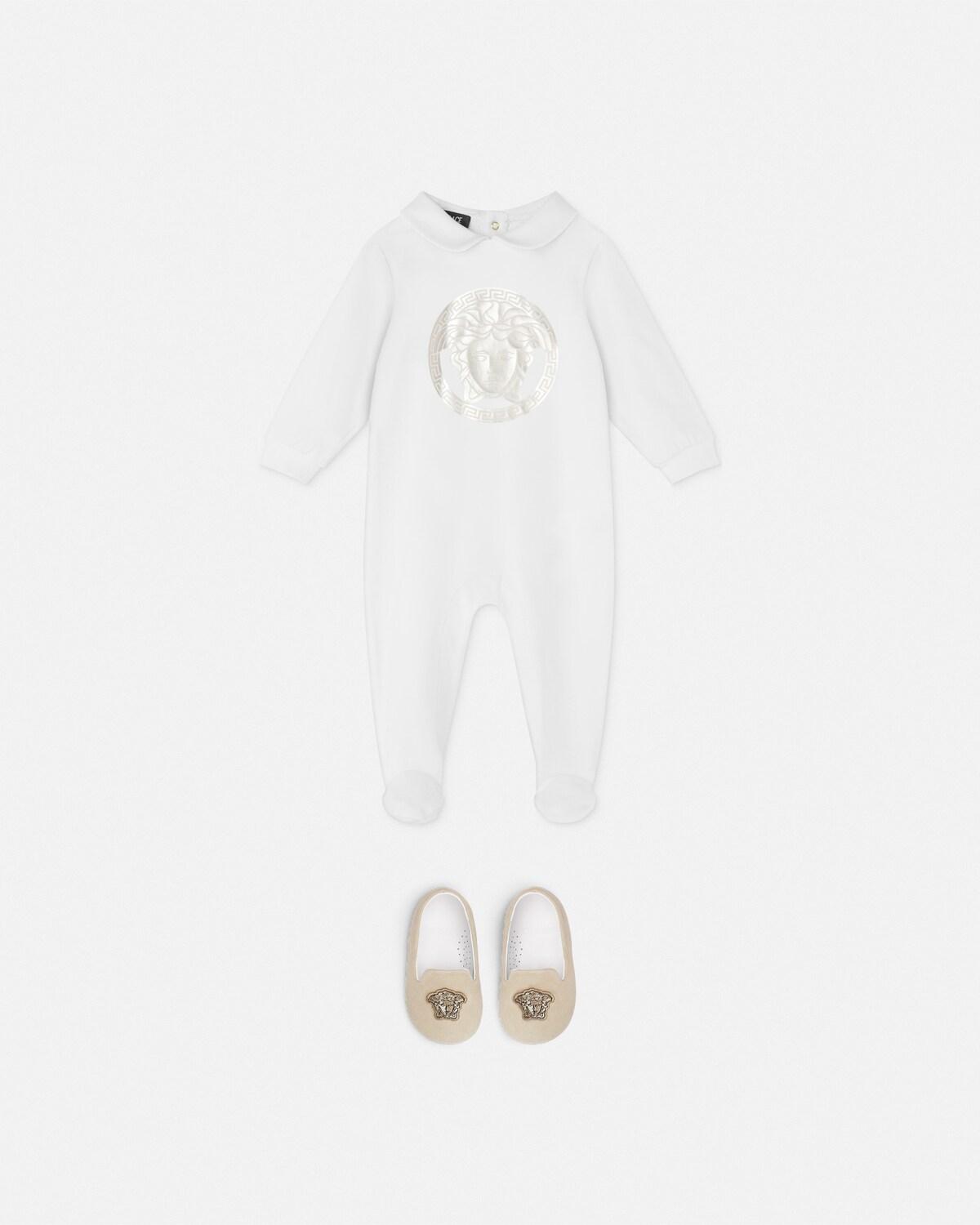 Baby Printed Cotton-Jersey Sleepsuit - Image 2