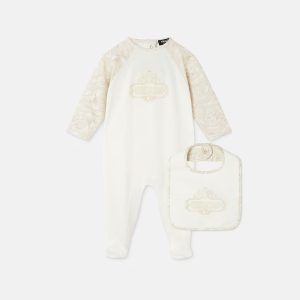 Baby Printed Cotton-Jersey Sleepsuit