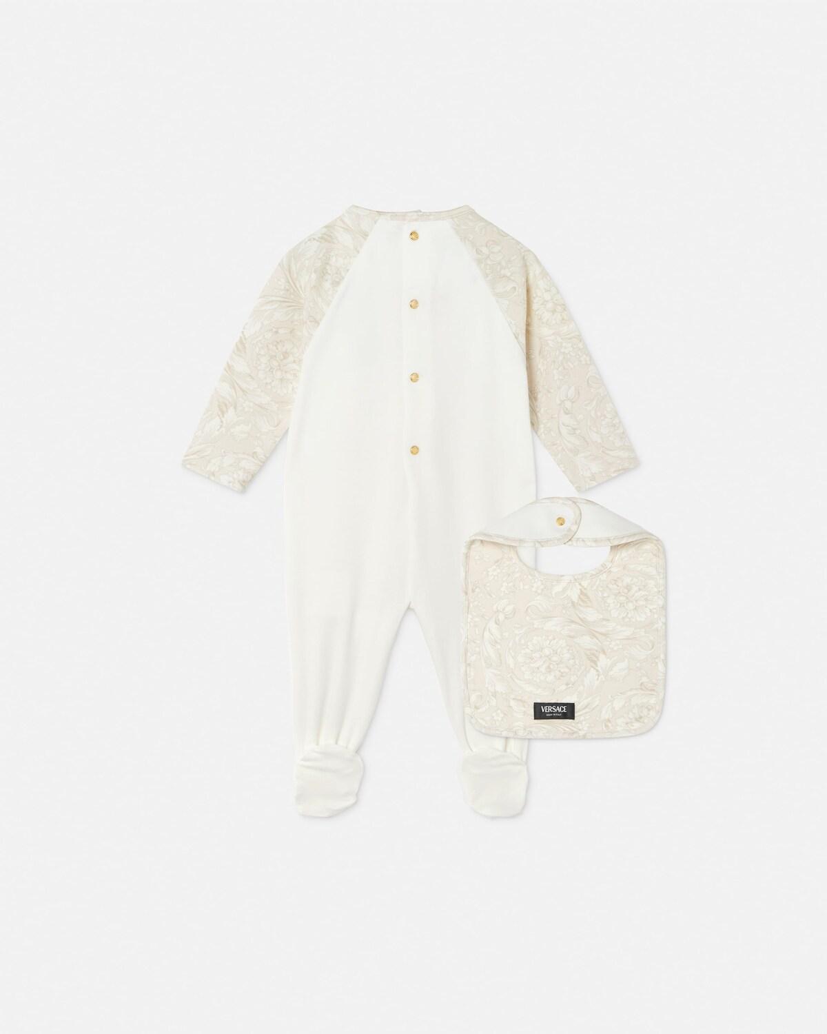 Baby Printed Cotton-Jersey Sleepsuit - Image 3