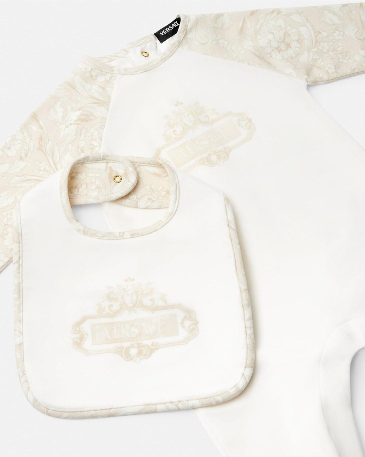 Baby Printed Cotton-Jersey Sleepsuit - Image 4