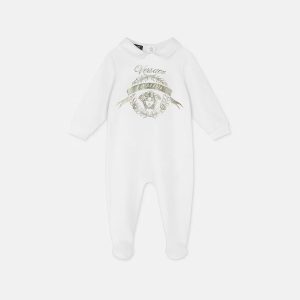 Baby Printed Cotton-Jersey Sleepsuit