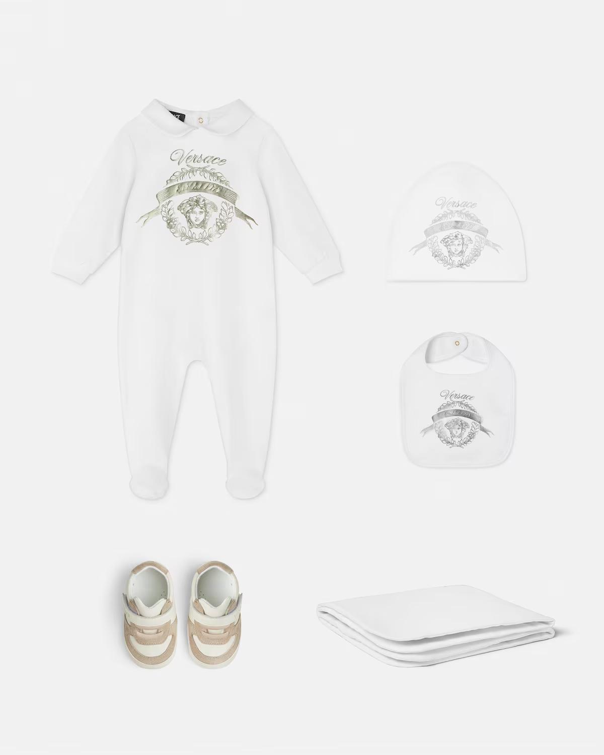 Baby Printed Cotton-Jersey Sleepsuit - Image 2