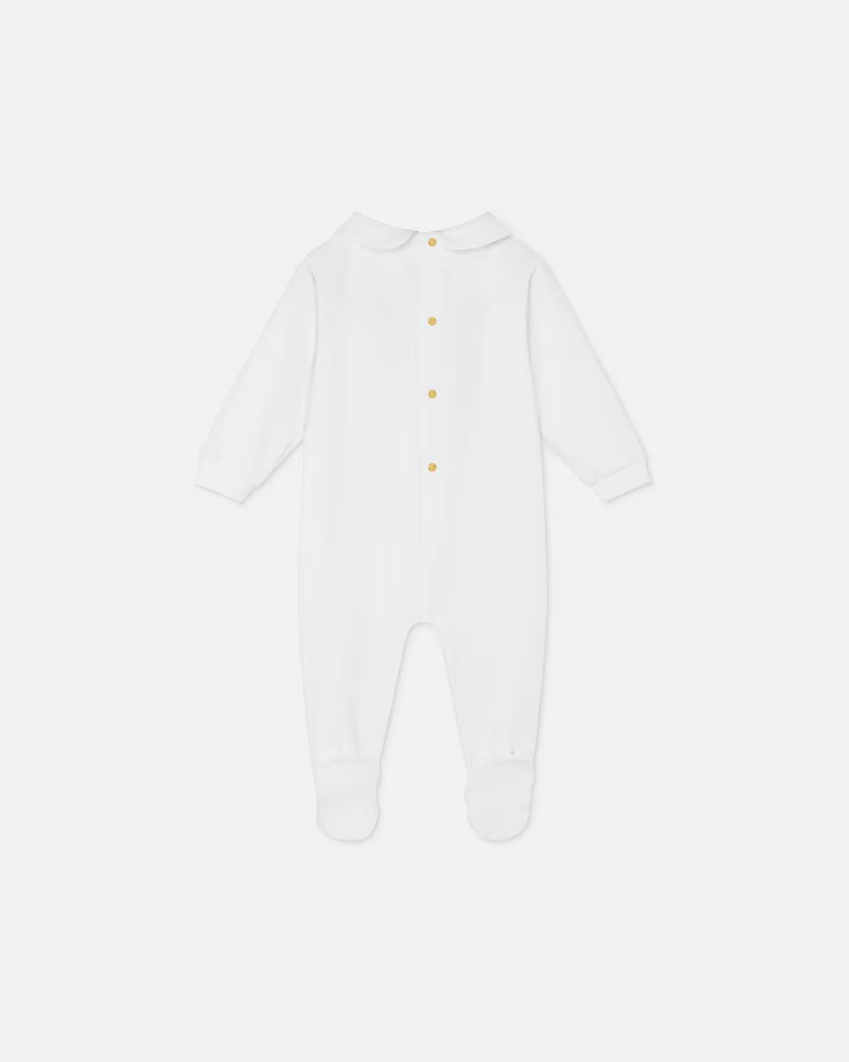 Baby Printed Cotton-Jersey Sleepsuit - Image 3