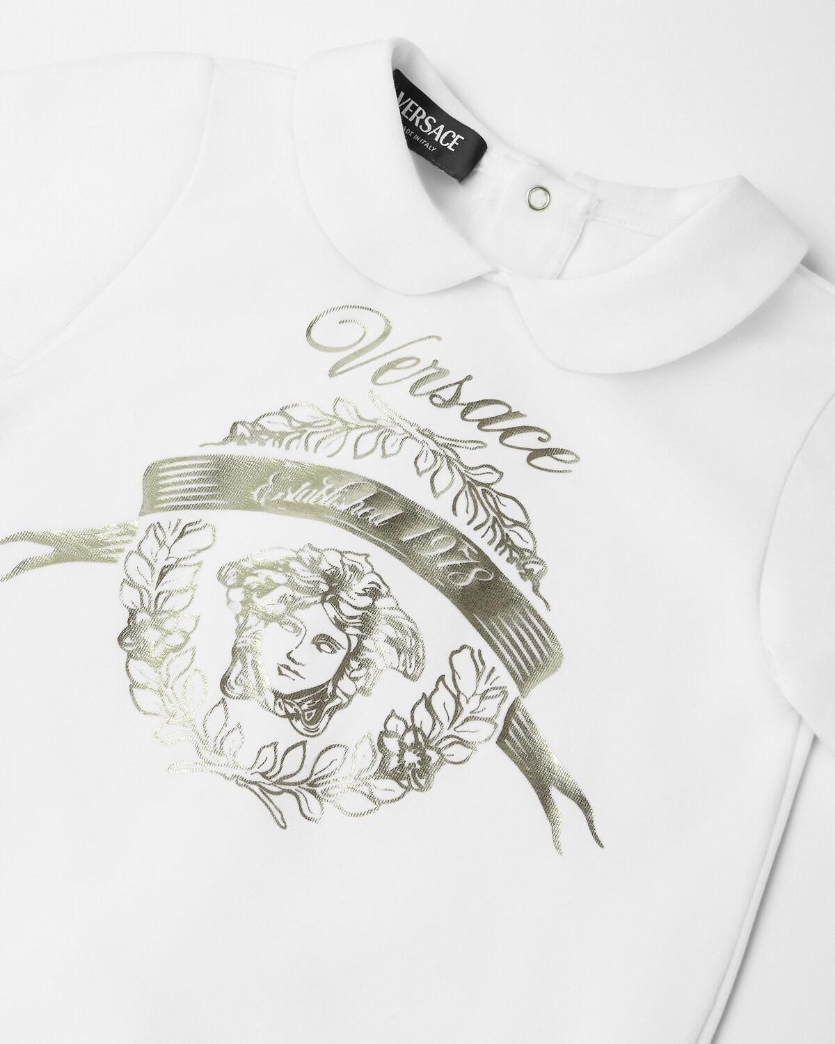 Baby Printed Cotton-Jersey Sleepsuit - Image 4