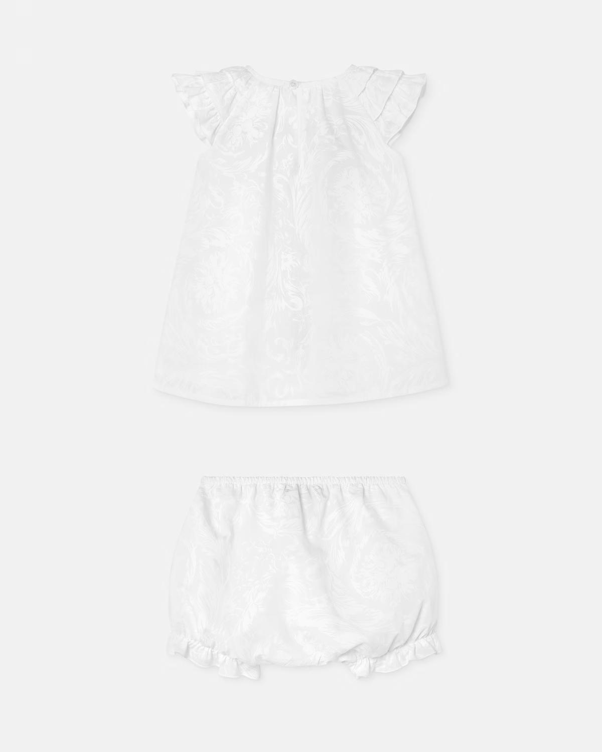 Baby Jacquard Cotton-Poplin Dress Set - Image 3