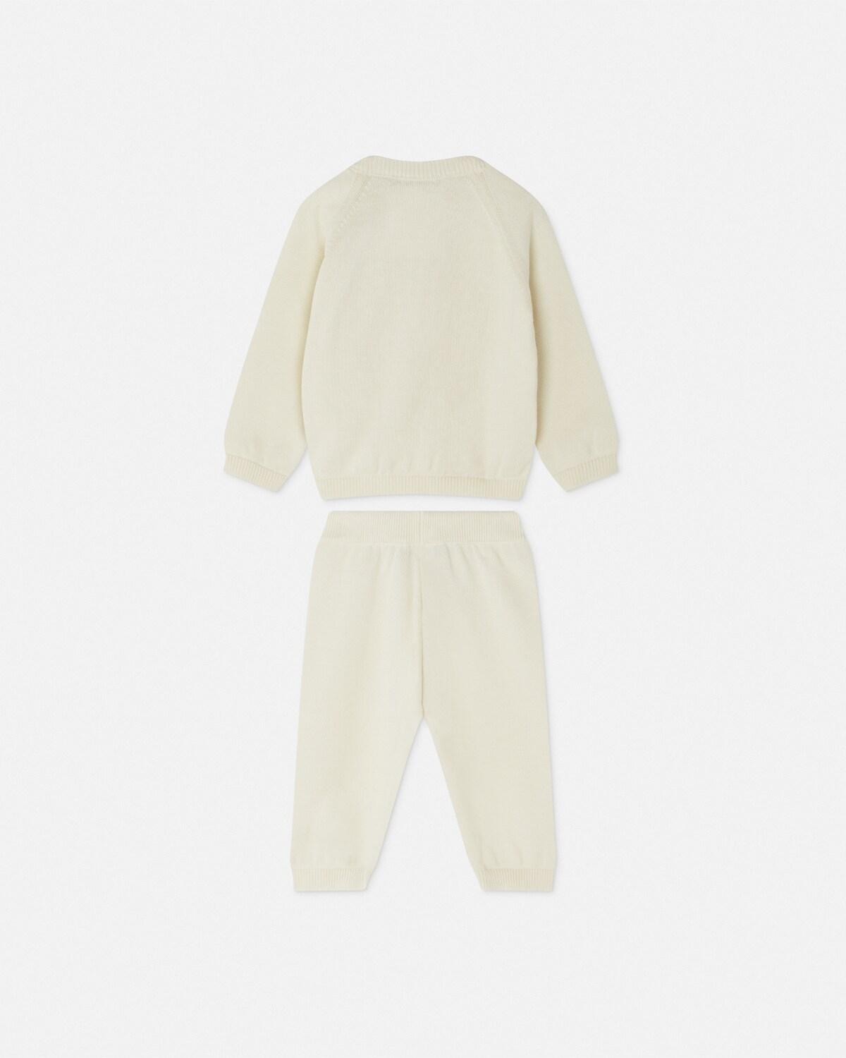 Baby Embroidered Cotton Knit Sweater Set - Image 3