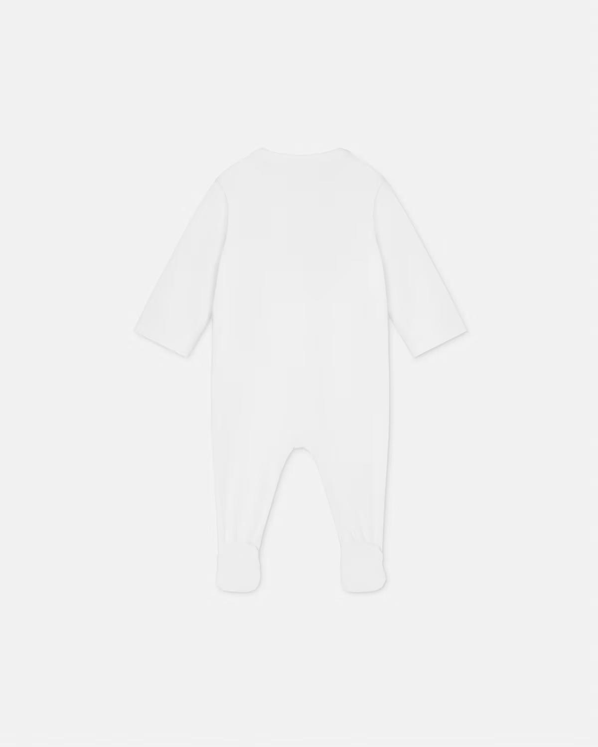 Baby Embellished Cotton-Jersey Sleepsuit - Image 3