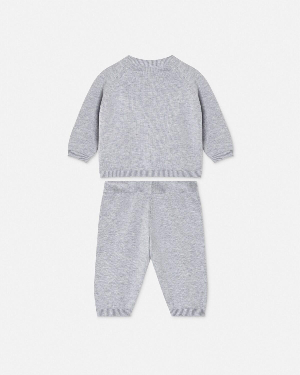 Baby Embroidered Cotton Knit Sweater Set - Image 3