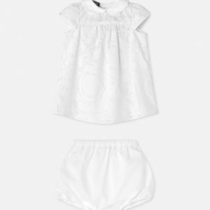 Baby Devor?? Cotton-Poplin Dress Set