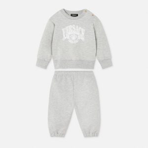 Baby Printed Cotton-Jersey Sweatshirt Set