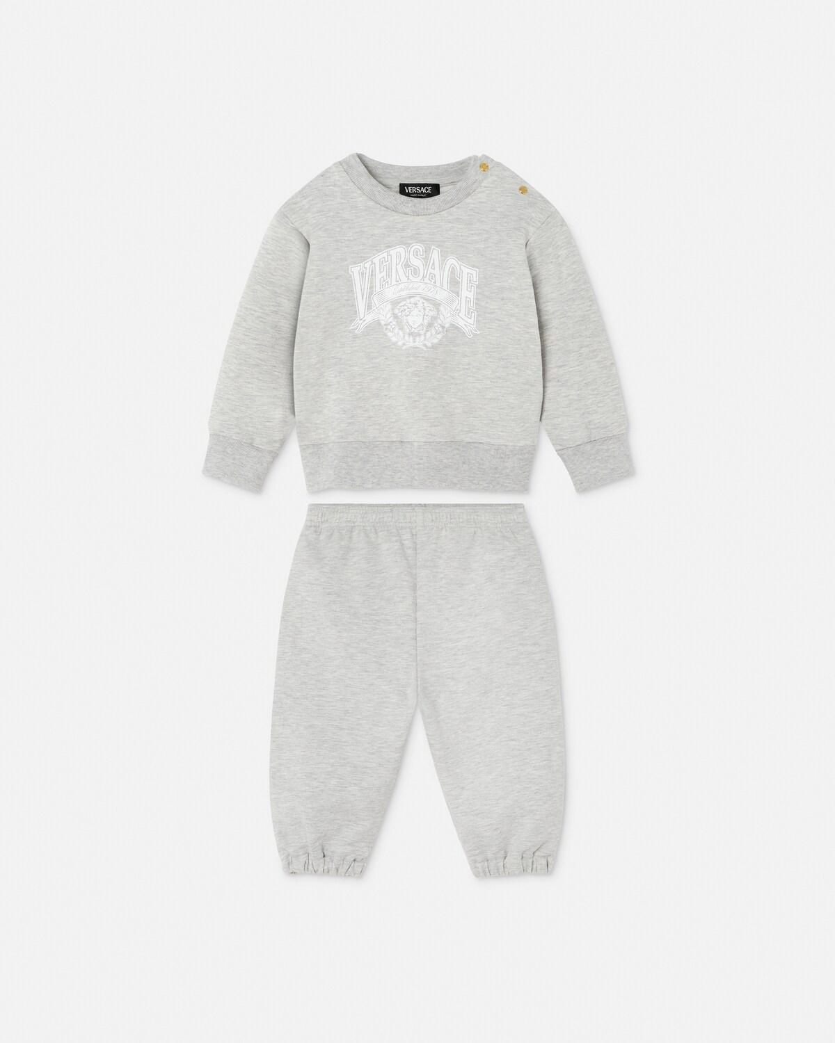 Baby Printed Cotton-Jersey Sweatshirt Set