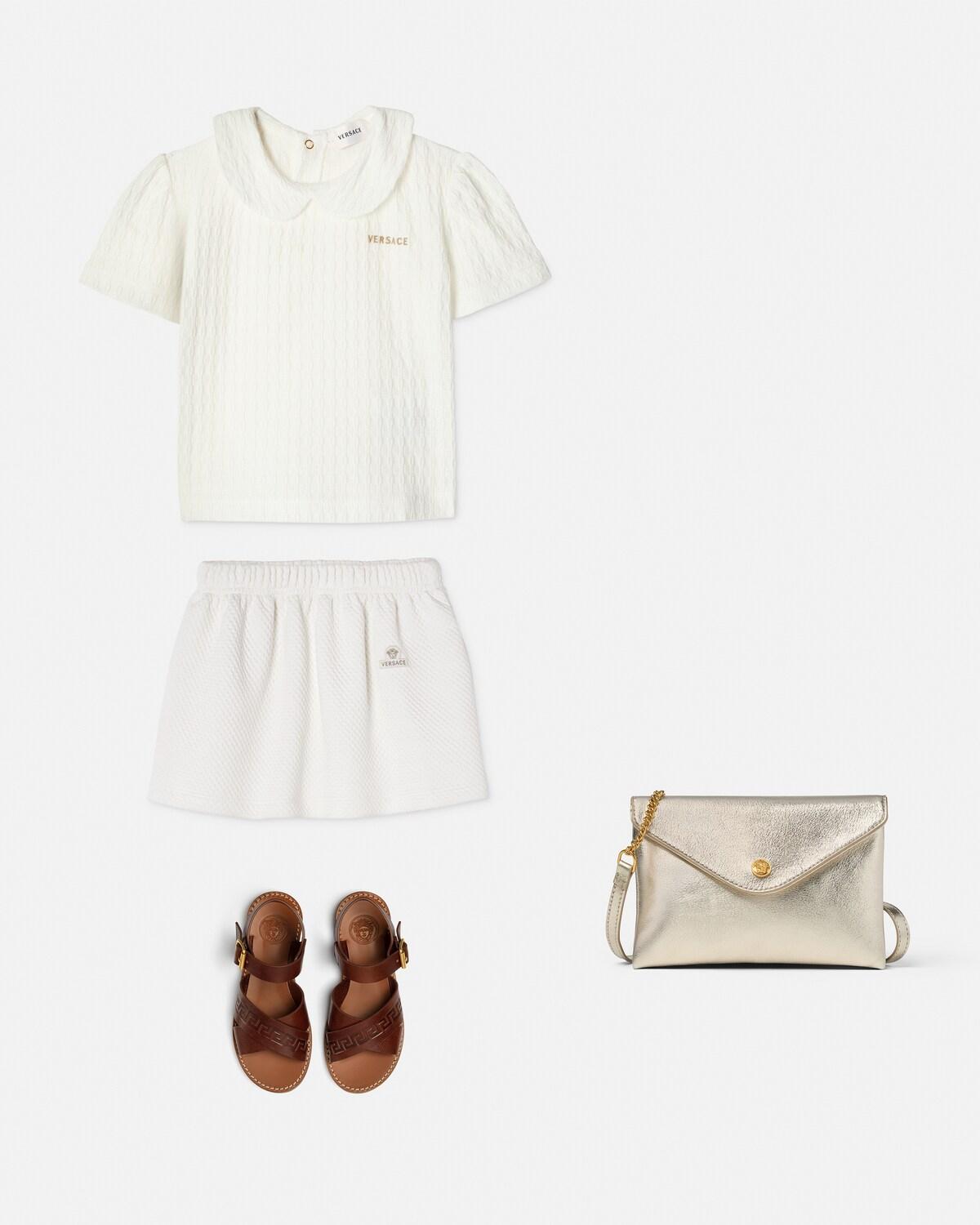 Baby Embroidered Jacquard Cotton-Jersey Polo Set - Image 2