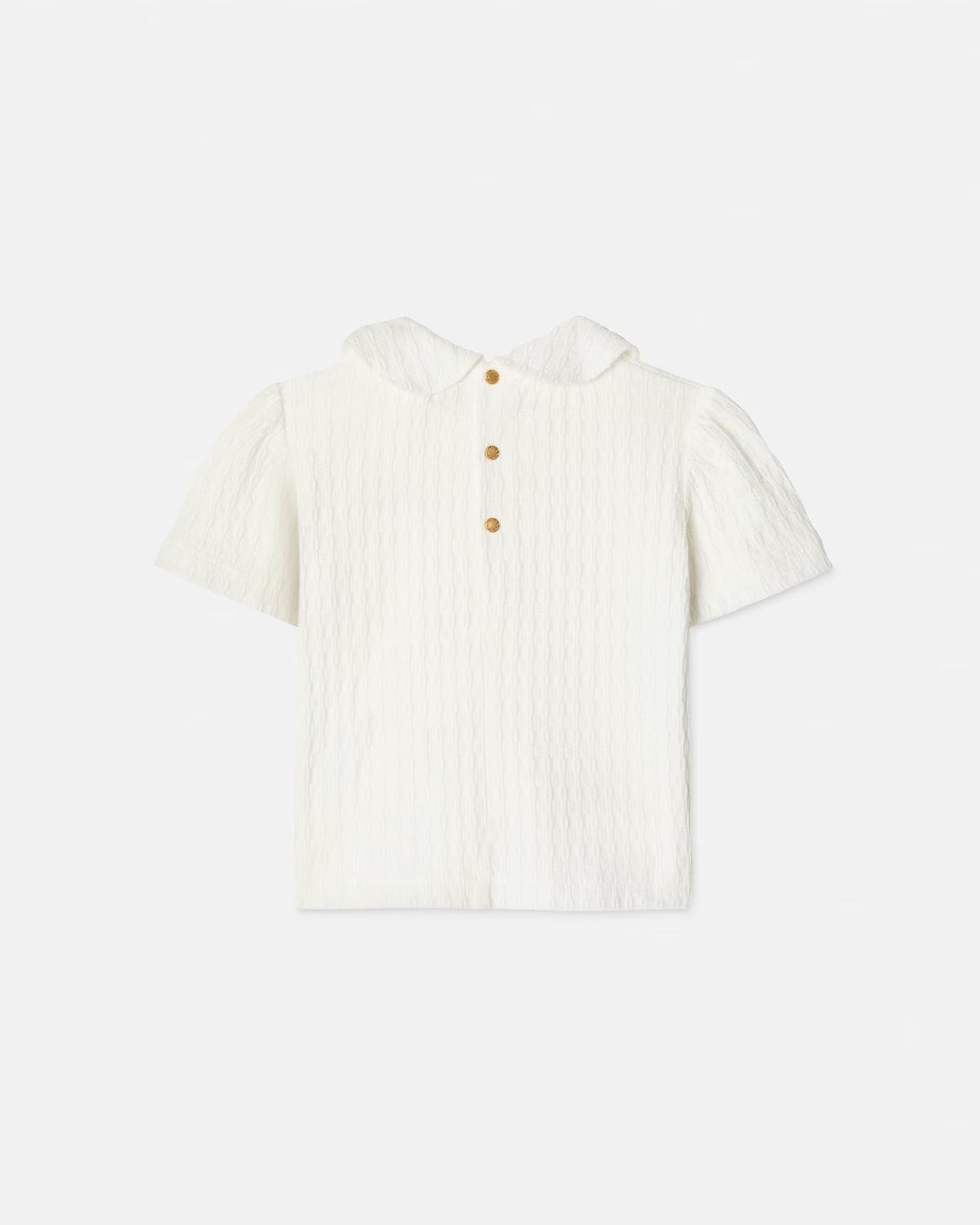 Baby Embroidered Jacquard Cotton-Jersey Polo Set - Image 3