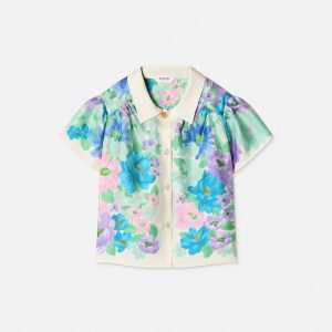 Baby Printed Silk Twill Shirt