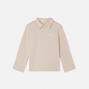 Baby Jacquard Cotton-Piqu?? Polo