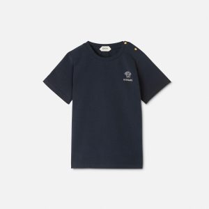 Baby Embroidered-Logo Stretch Cotton-Jersey T-shirt