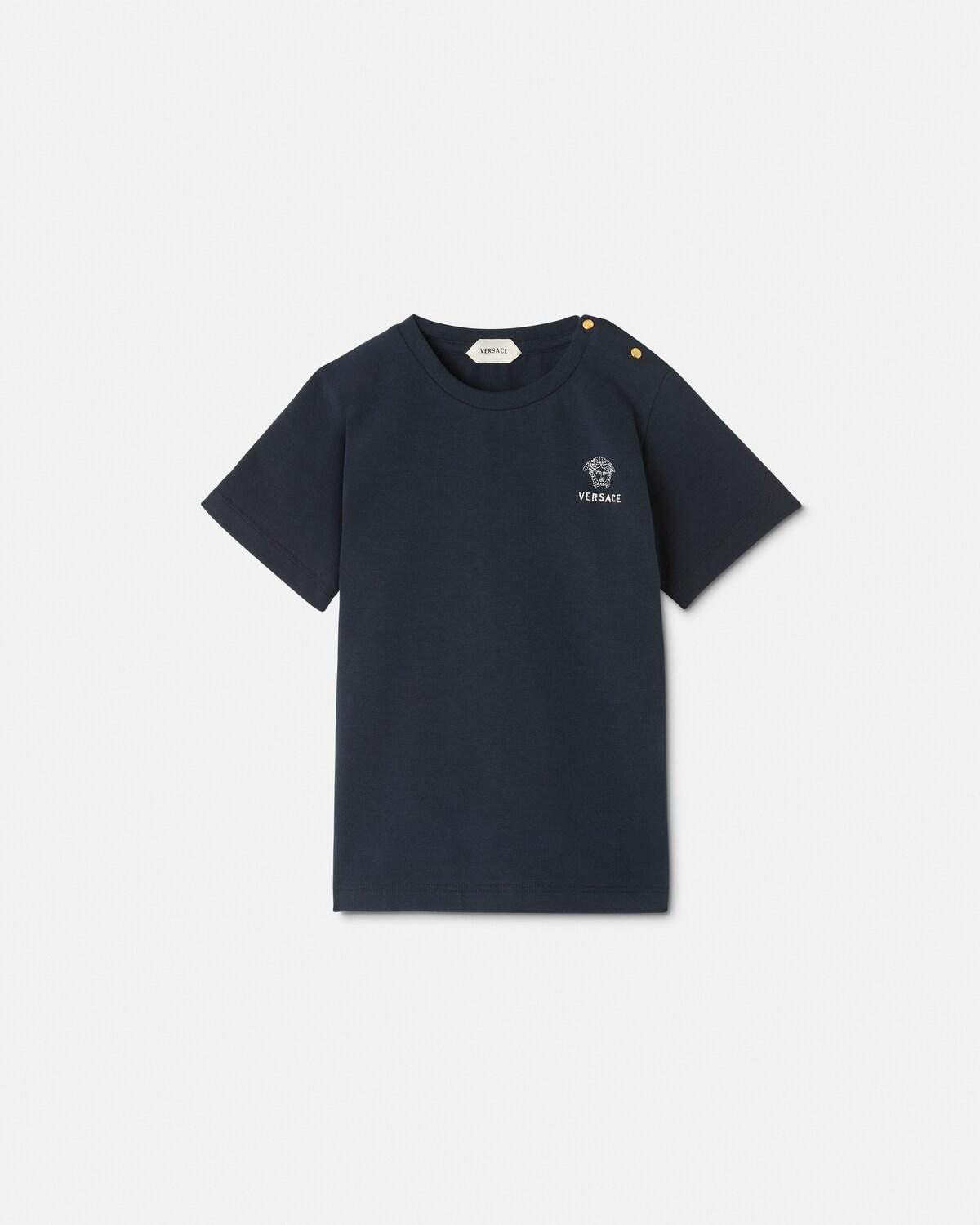 Baby Embroidered-Logo Stretch Cotton-Jersey T-shirt