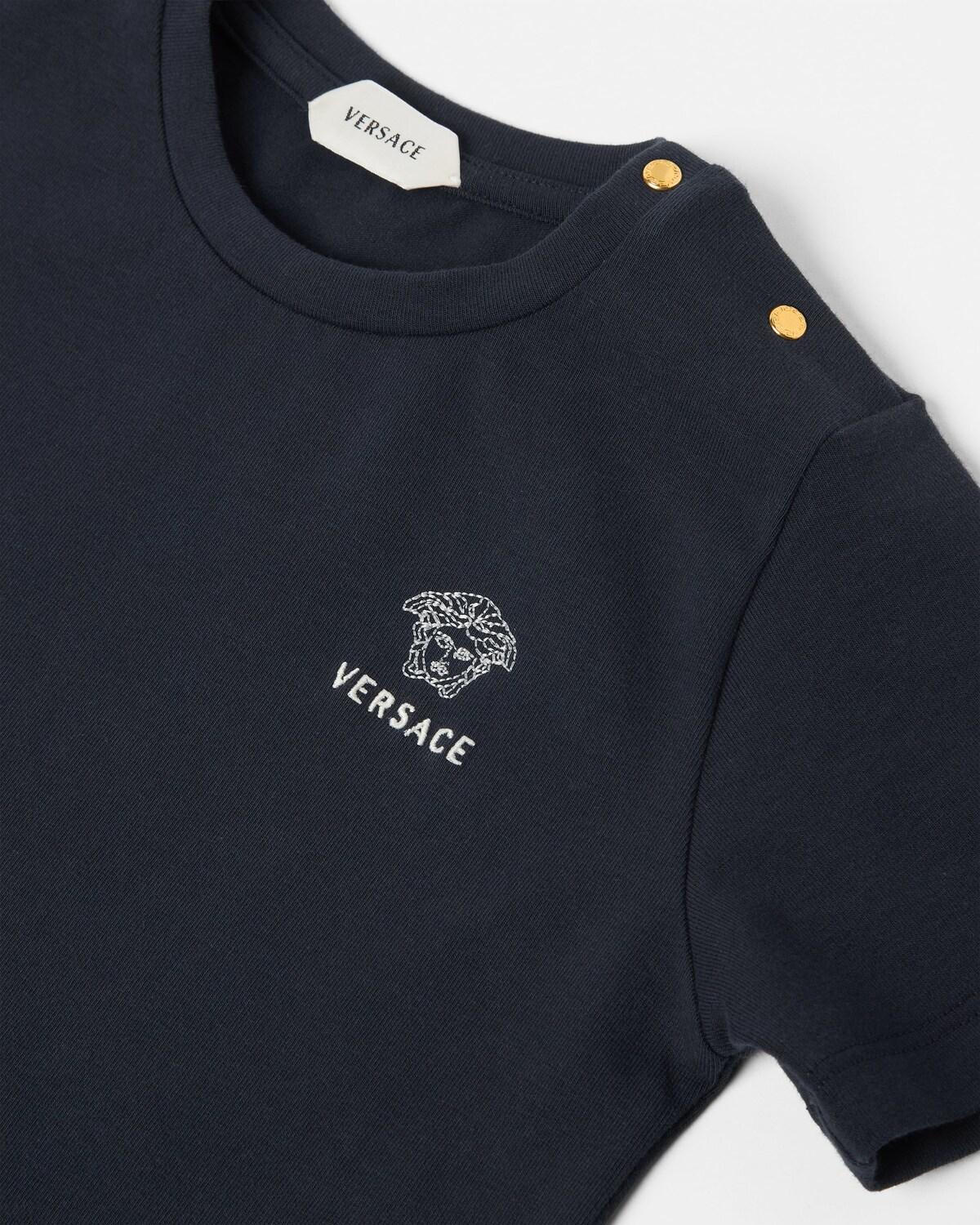 Baby Embroidered-Logo Stretch Cotton-Jersey T-shirt - Image 4