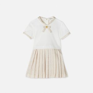Baby Printed Cotton-Jersey & Twill Dress