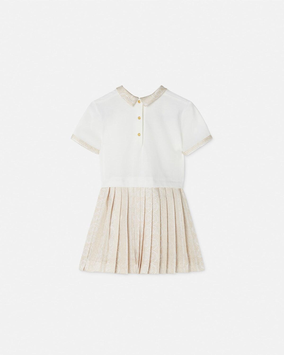 Baby Printed Cotton-Jersey & Twill Dress - Image 2