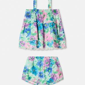 Baby Printed Cotton-Poplin Dress Set
