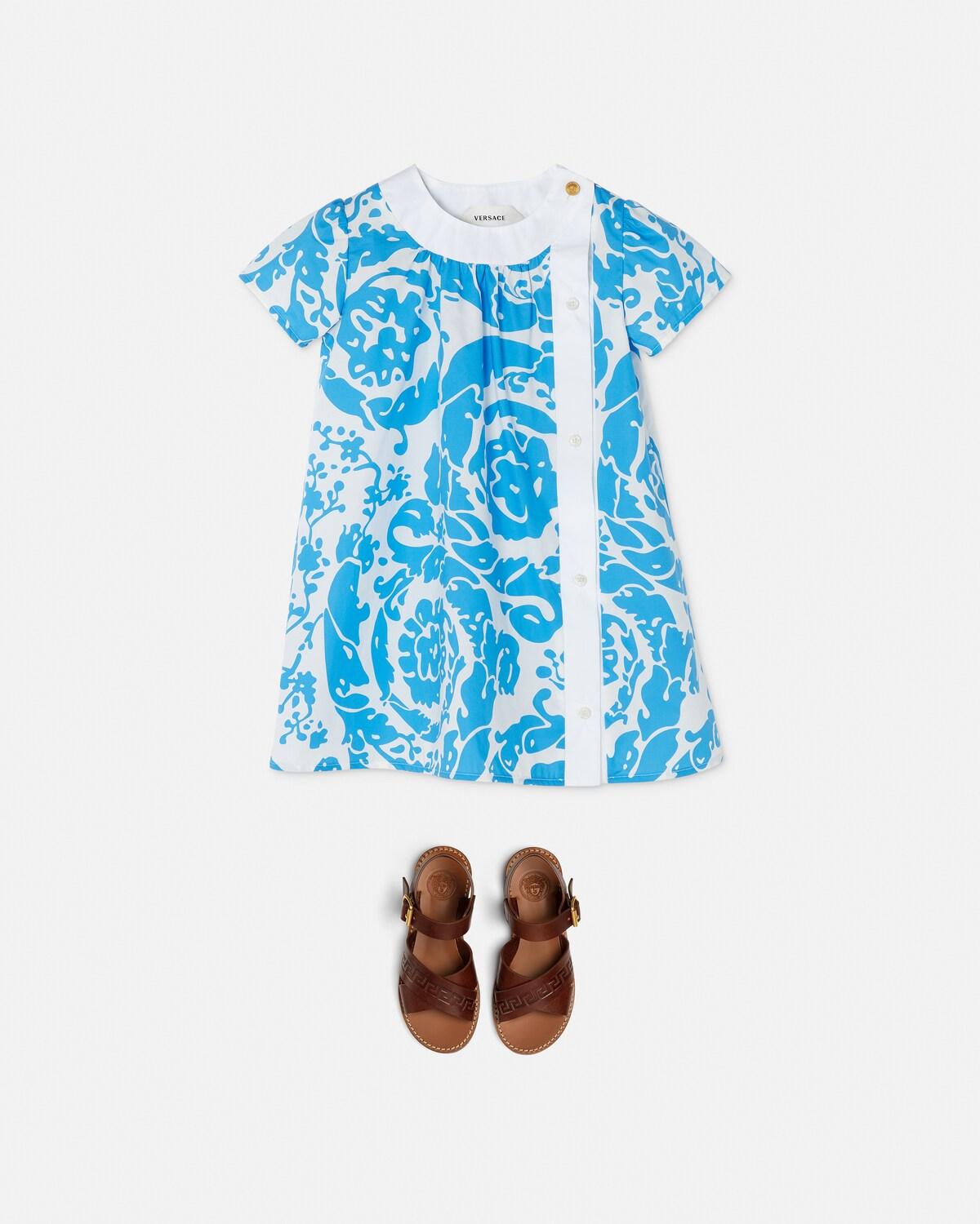 Baby Printed Cotton-Poplin Dress - Image 2