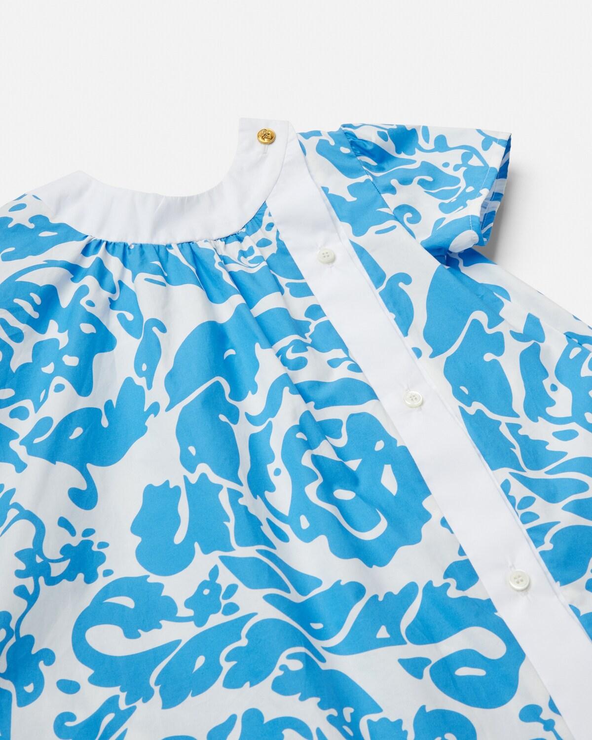 Baby Printed Cotton-Poplin Dress - Image 4