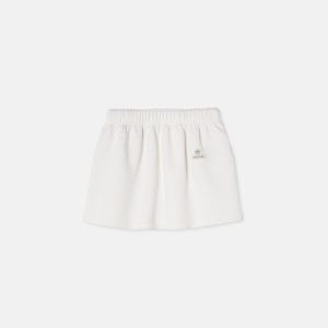 Baby Embroidered Matelass?? Cotton-Jersey Skirt