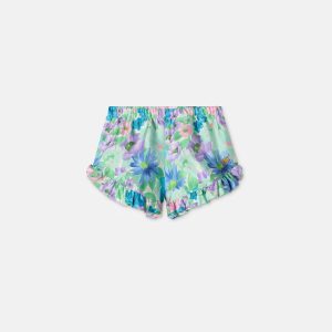 Baby Printed Silk Twill Shorts