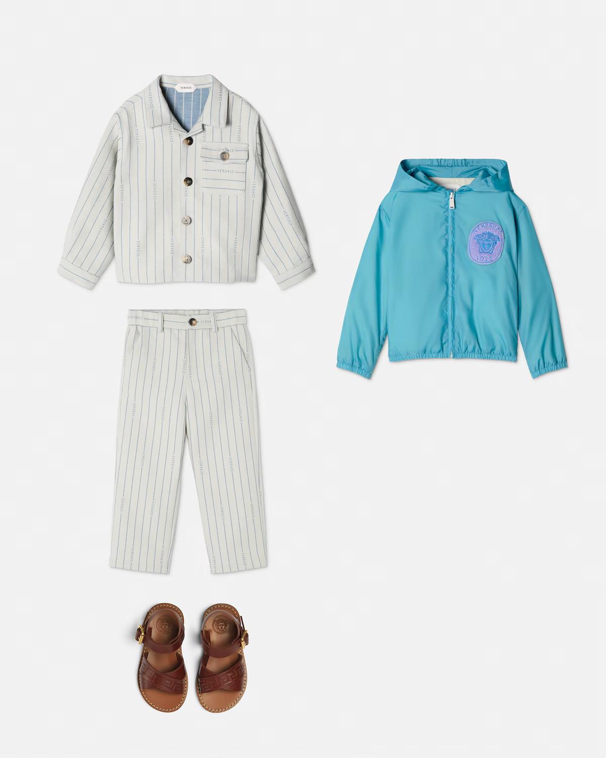 Baby Printed Cotton Trousers - Image 2