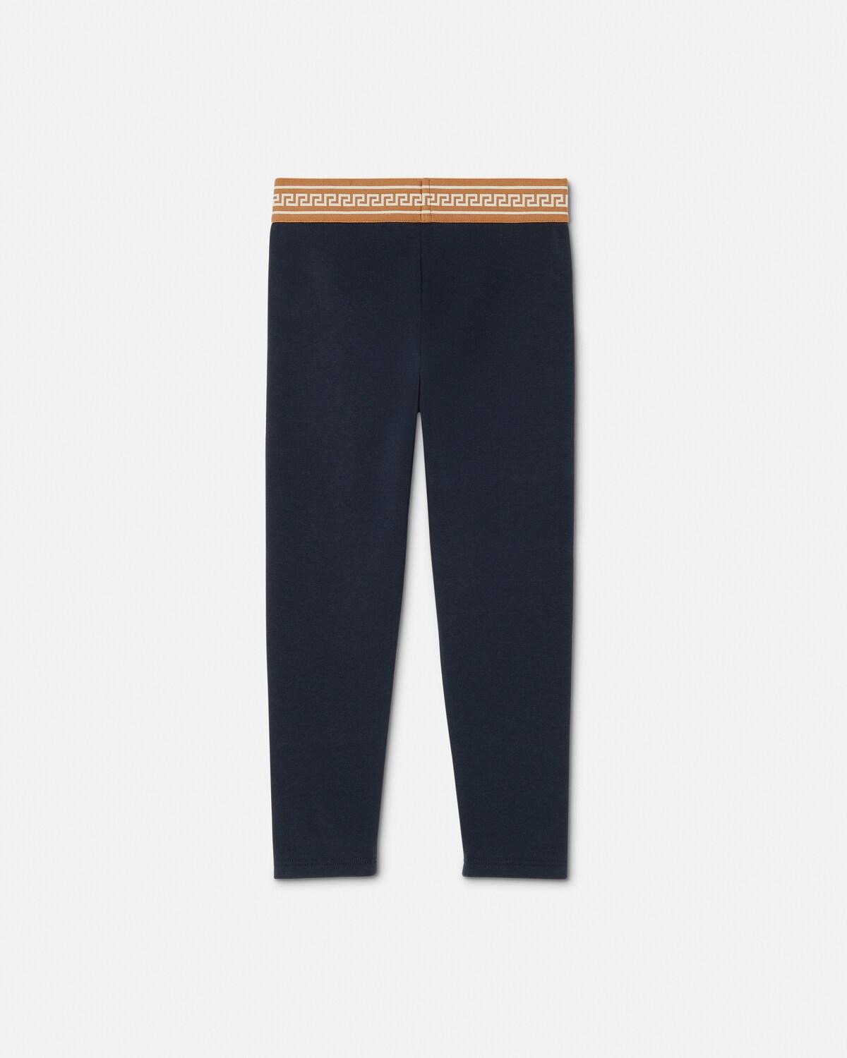 Baby Jacquard Stretch Cotton-Jersey Leggings - Image 3