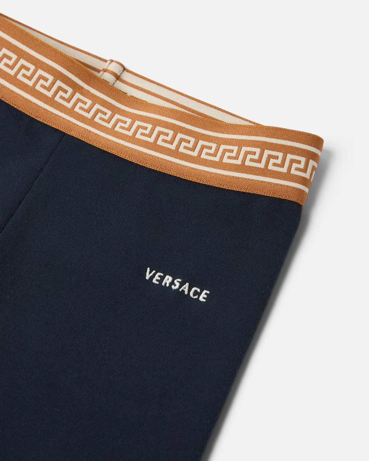 Baby Jacquard Stretch Cotton-Jersey Leggings - Image 4