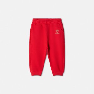 Baby Embroidered-Logo Cotton-Jersey Sweatpants