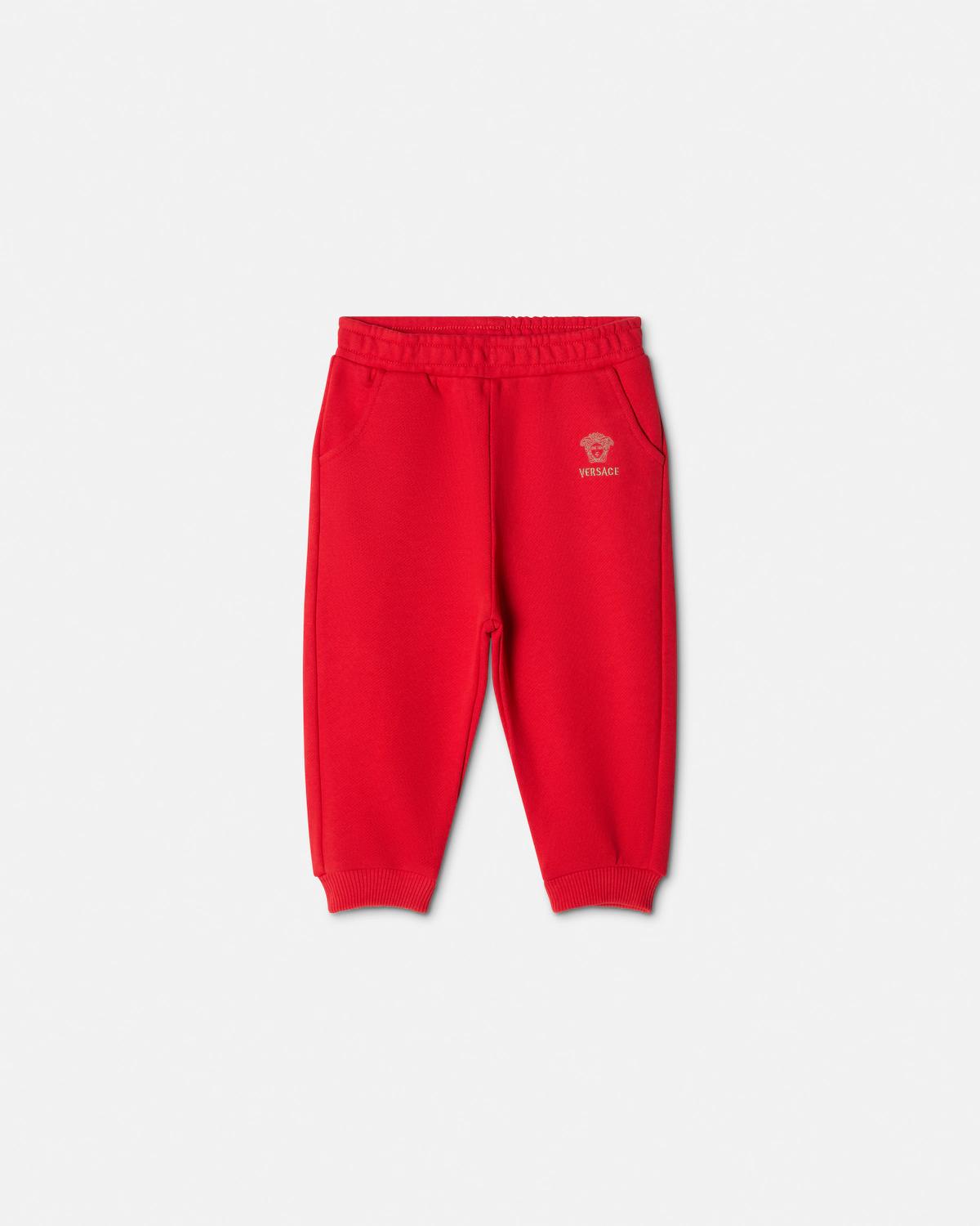 Baby Embroidered-Logo Cotton-Jersey Sweatpants