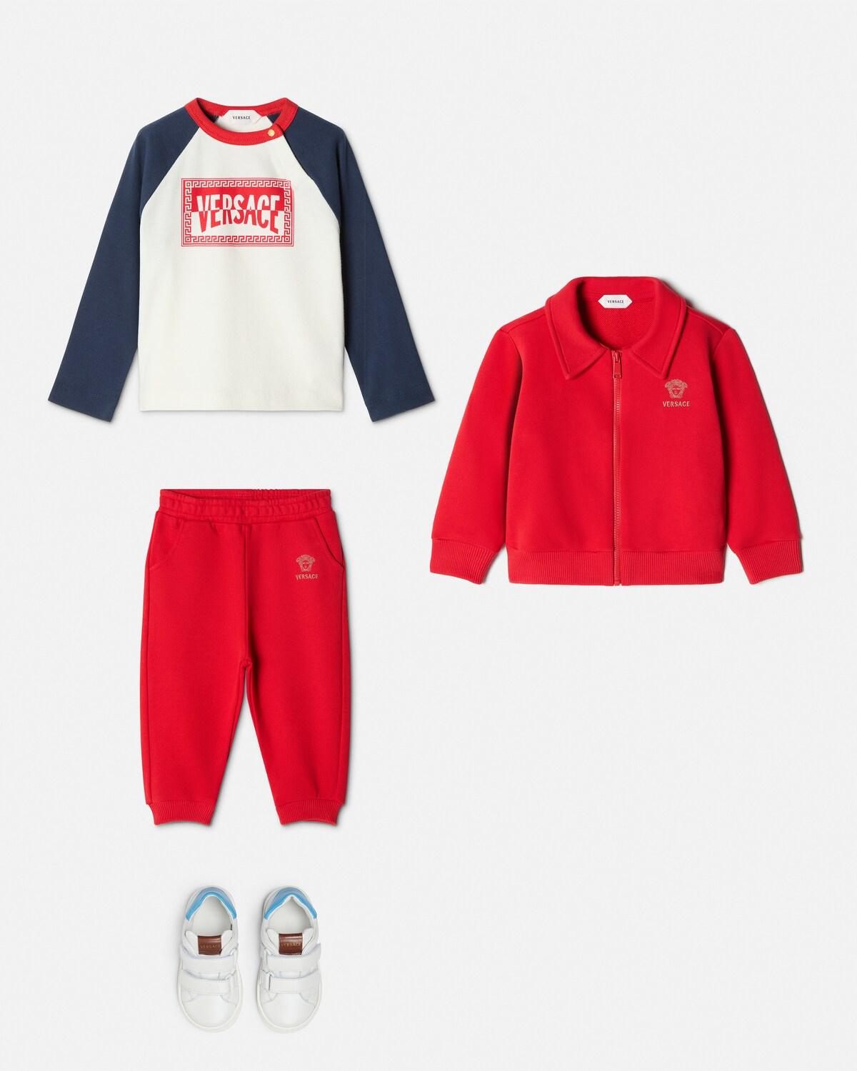 Baby Embroidered-Logo Cotton-Jersey Sweatpants - Image 2