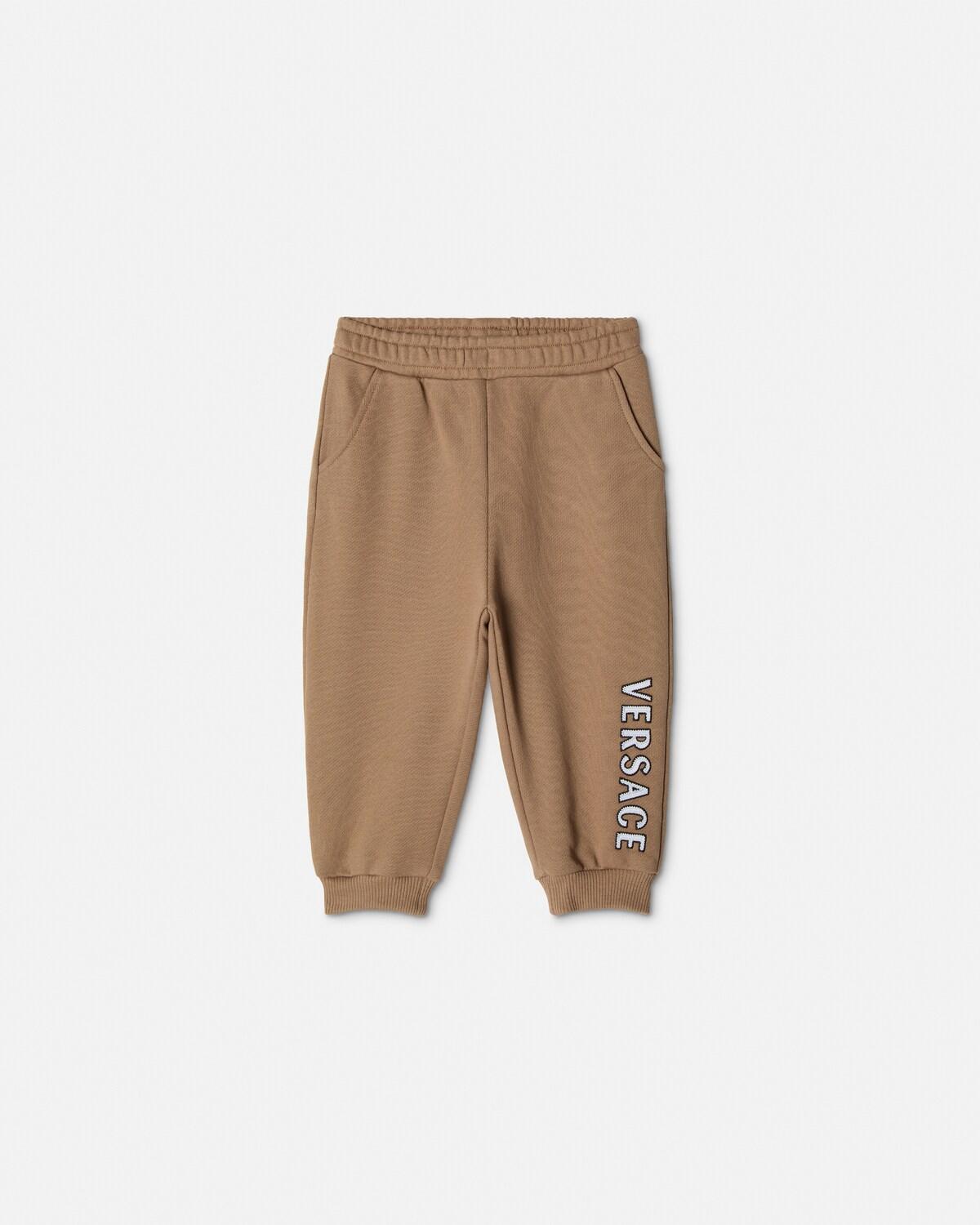Baby Embroidered-Logo Cotton-Jersey Sweatpants