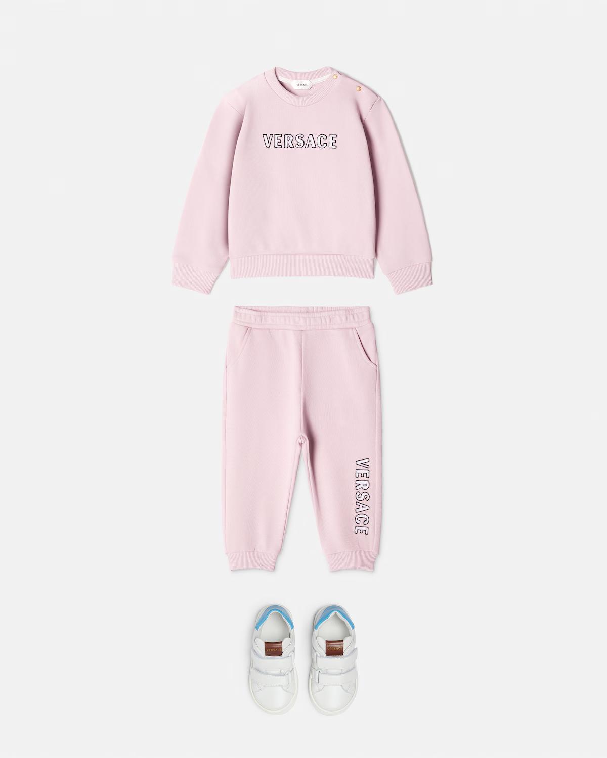 Baby Embroidered-Logo Cotton-Jersey Sweatpants - Image 2