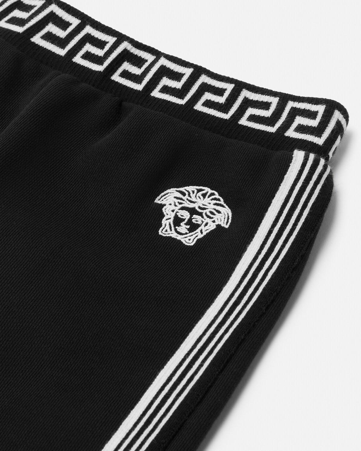 Kids Embroidered Cotton-Jersey Sweatpants - Image 4