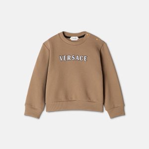 Baby Embroidered-Logo Cotton-Jersey Sweatshirt