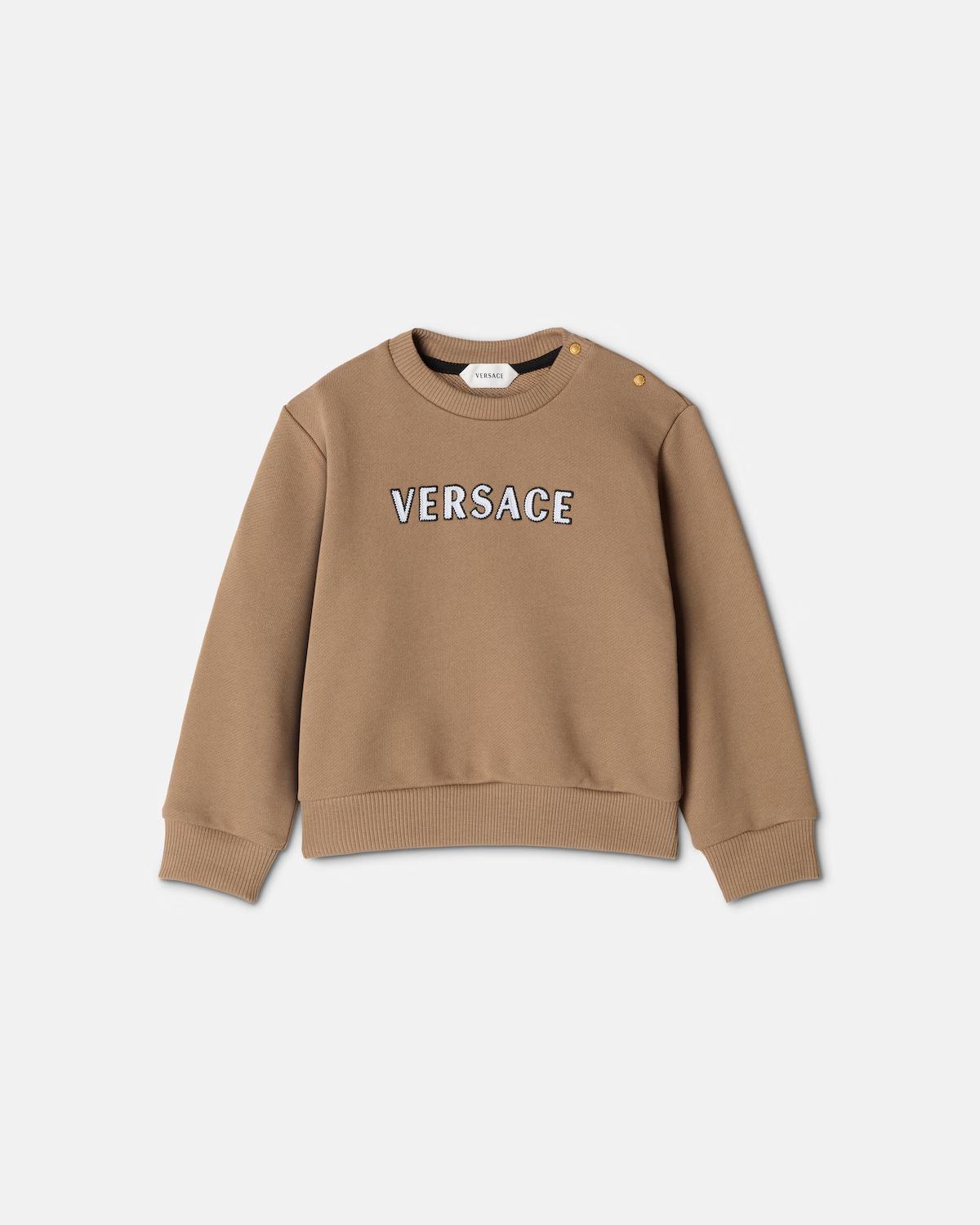 Baby Embroidered-Logo Cotton-Jersey Sweatshirt